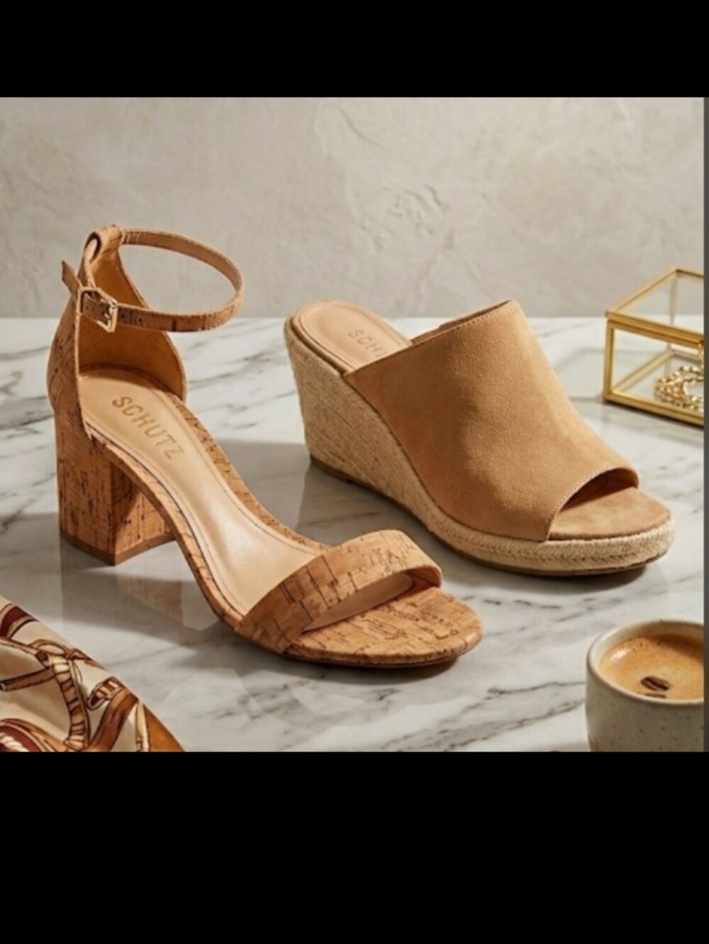 Stuart Weitzman & Schultz Sandals